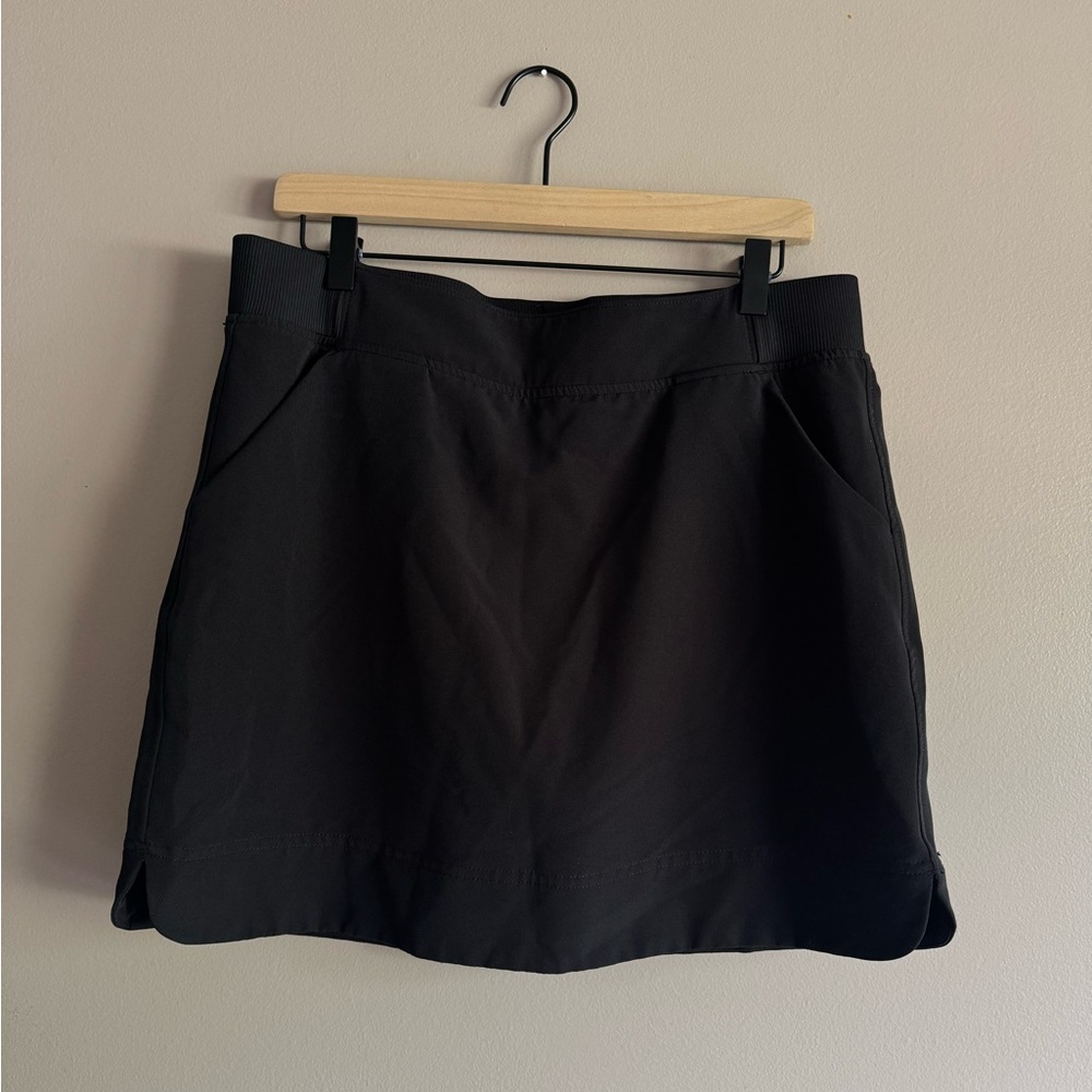 32 Degrees Cool Black Skort Skirt Shorts Mini Stretch Womens Size Medium
